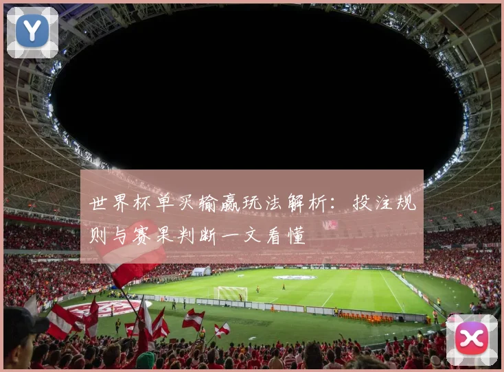 世界杯单买输赢玩法解析:投注规则与赛果判断一文看懂